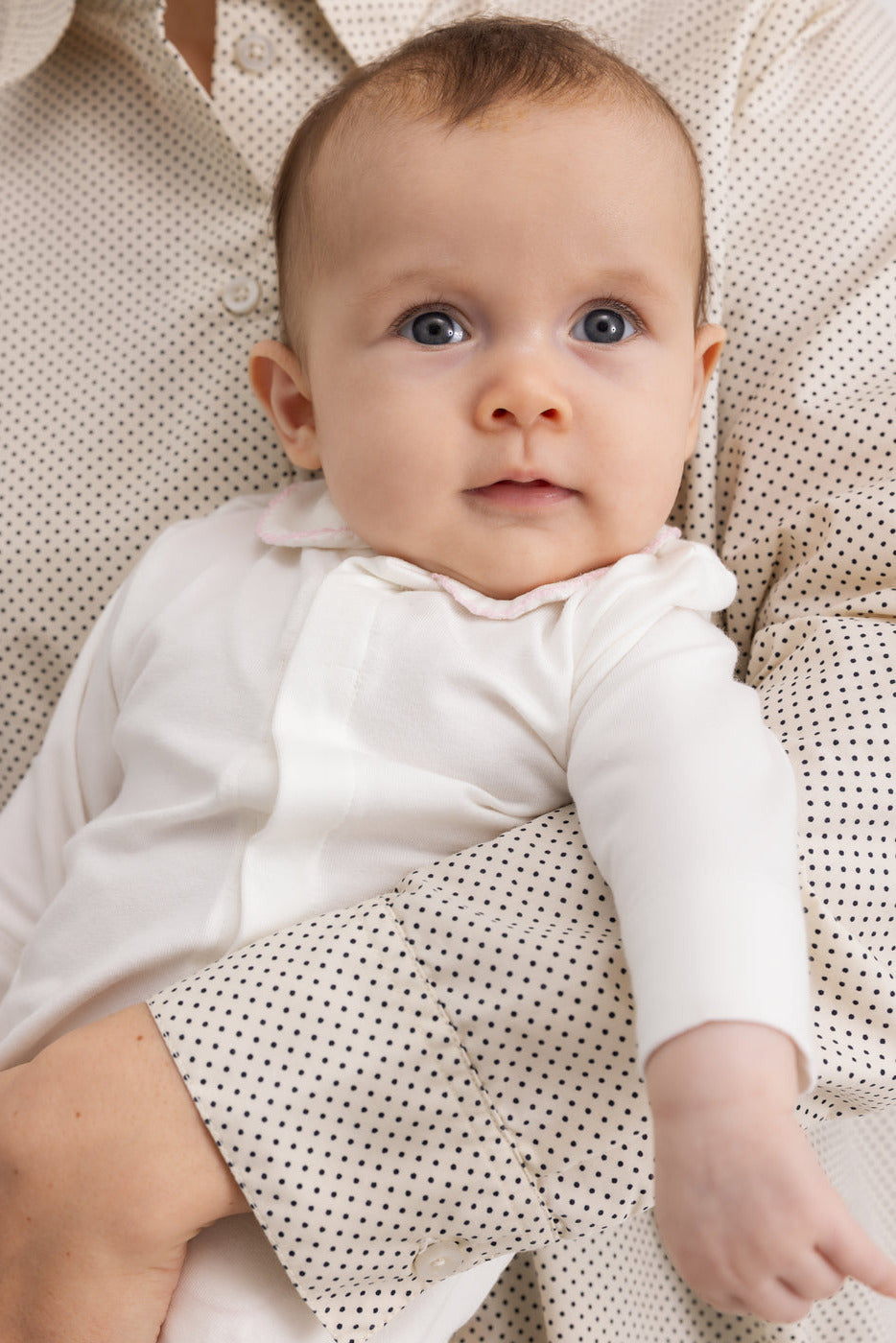 Ricci Newborn Romper - Rosa Picot