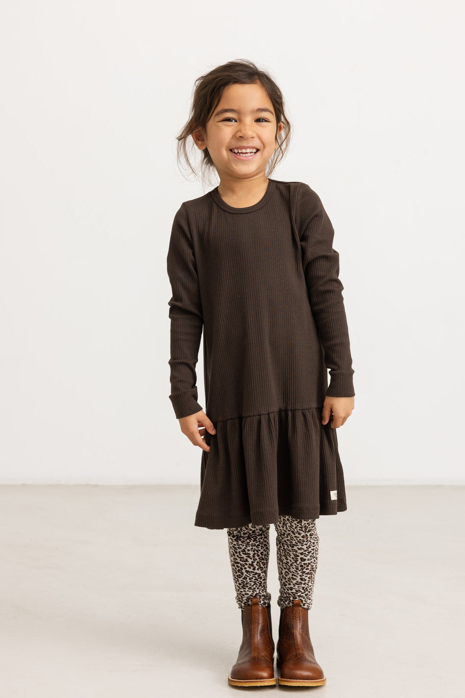 Leo Leggings - Dark Brown Leo
