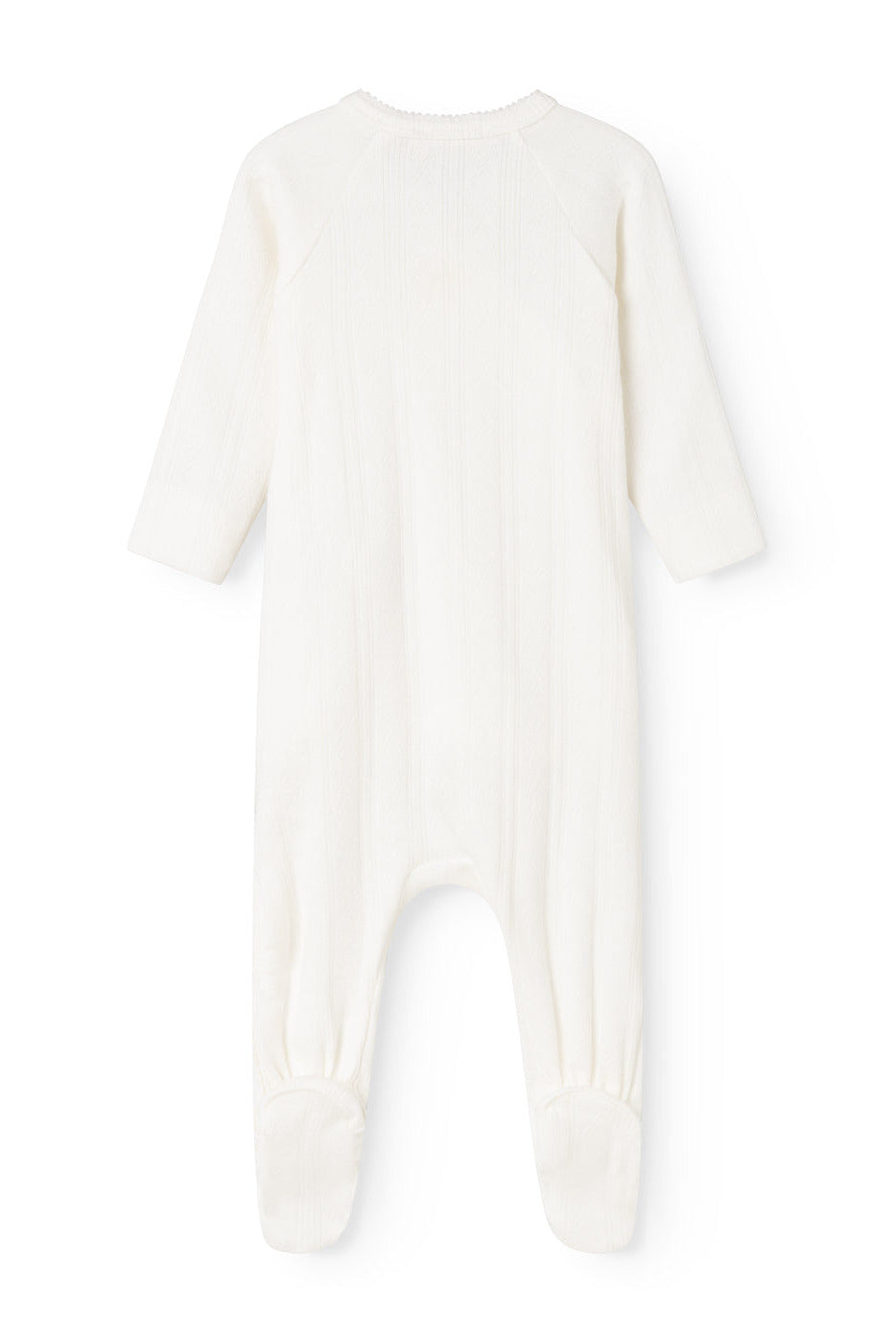 Rubetta Pointelle Onesie - Gentle White
