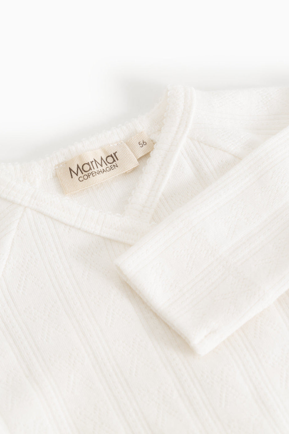 Rubetta Pointelle Onesie - Gentle White