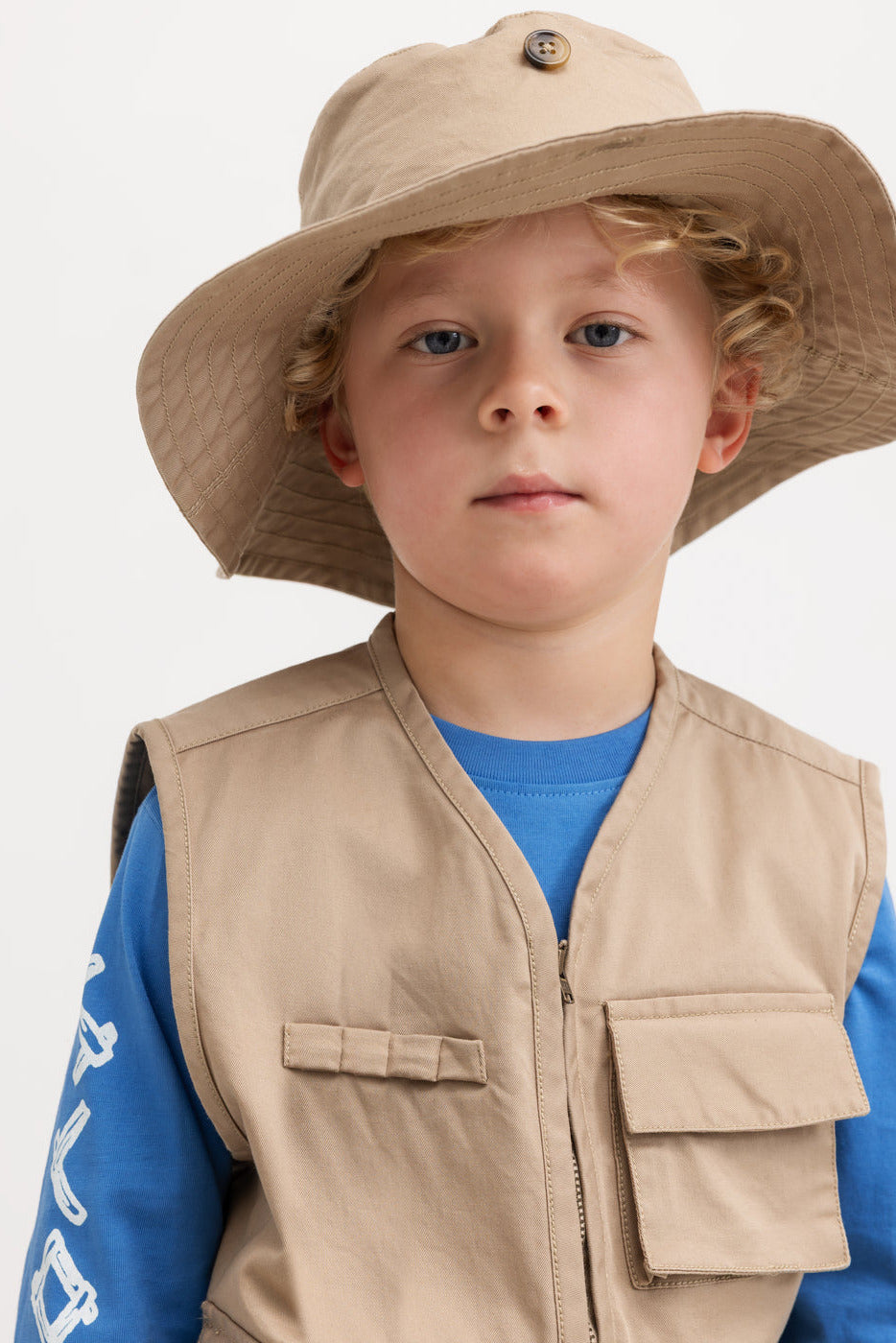 Jarlo Twill Vest - Muddy