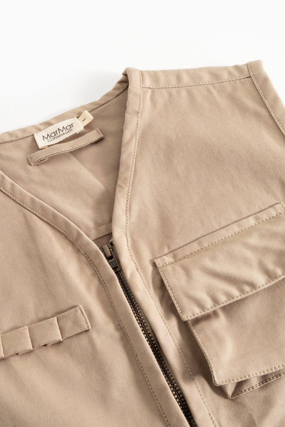 Jarlo Twill Vest - Muddy