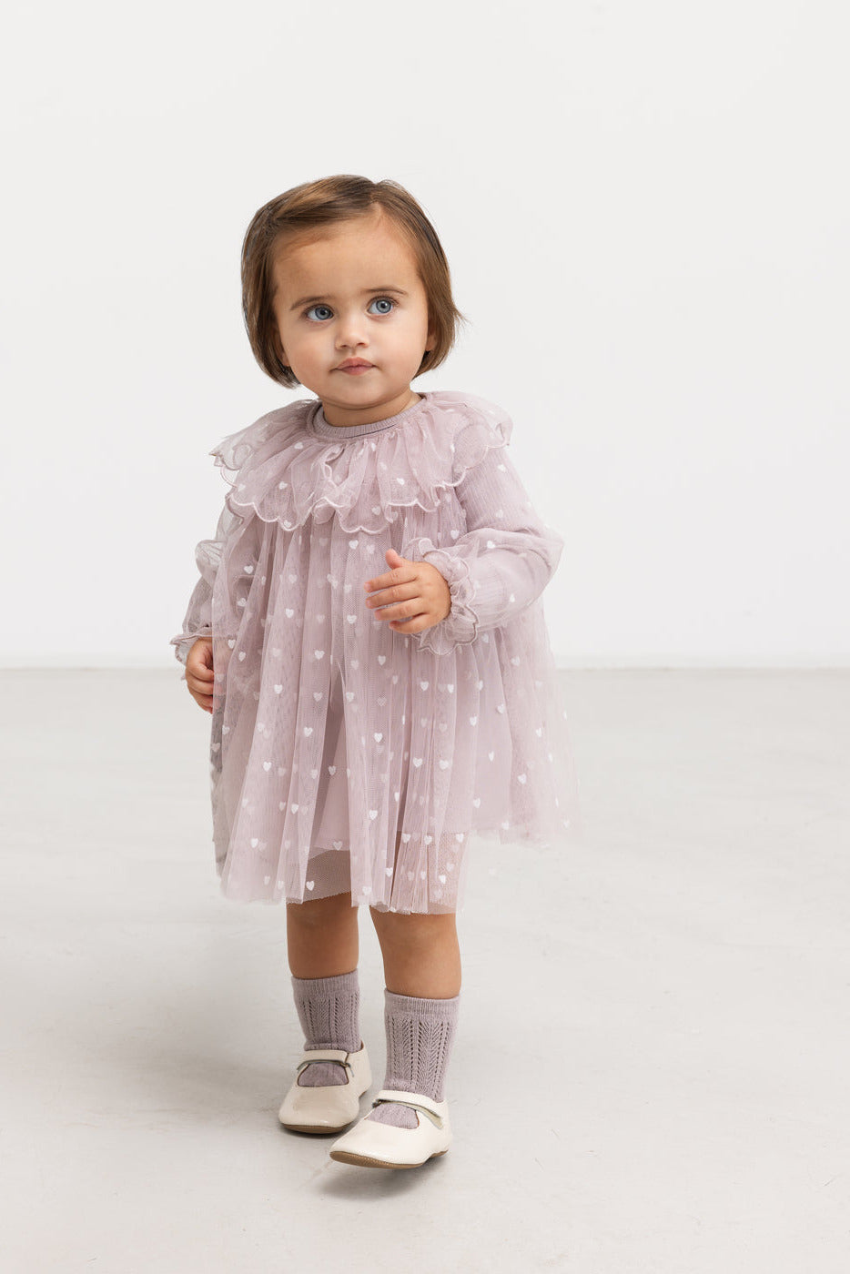 Dera Baby Ballerina Dress - Cloud Gray