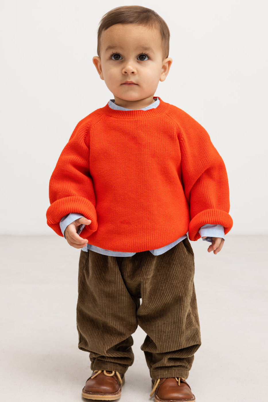 Torin Baby Knit Shirt - Grapefruit