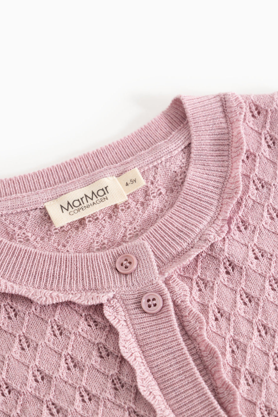 Tilda Wool Cardigan - Soft Berry