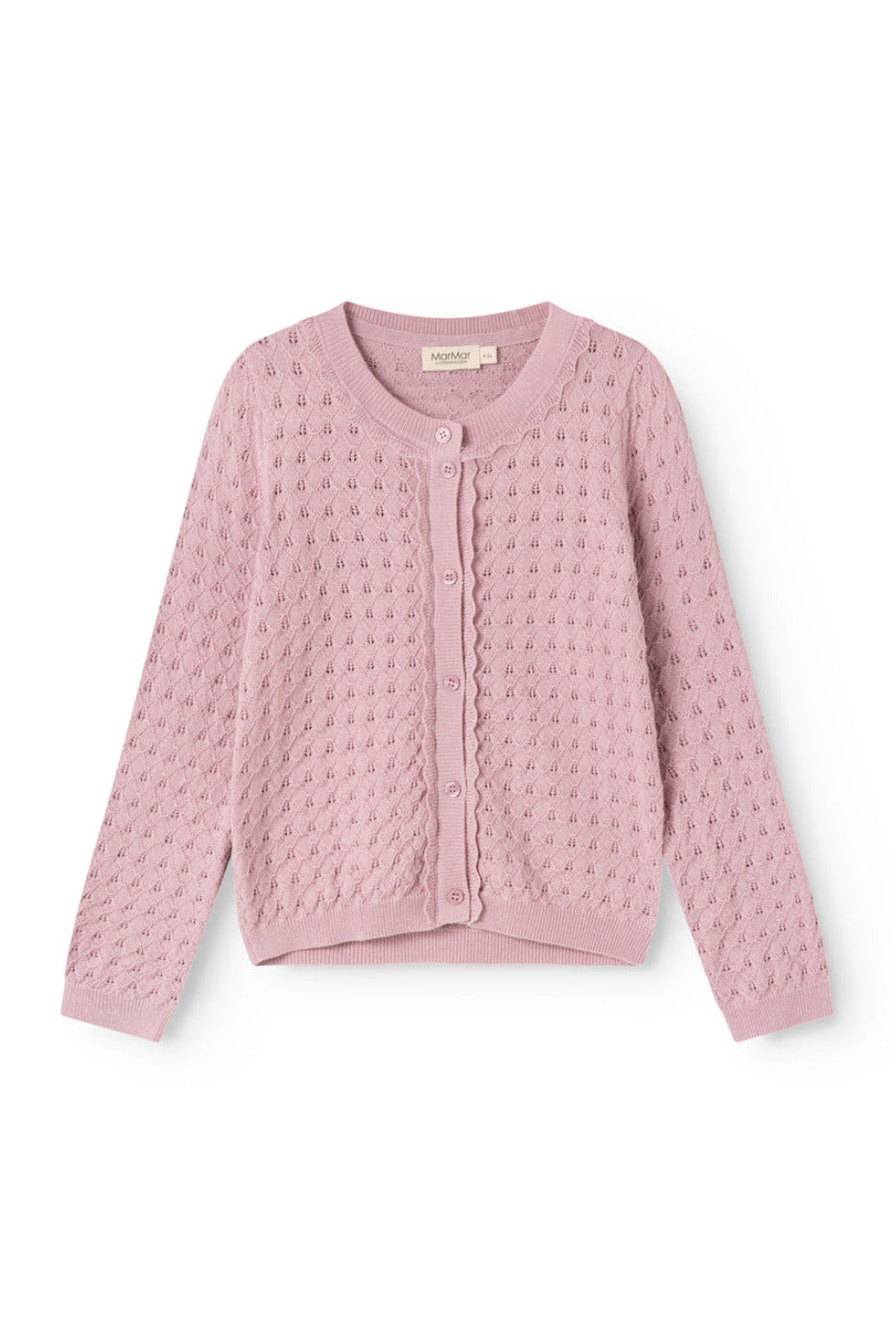 Tilda Wool Cardigan - Soft Berry