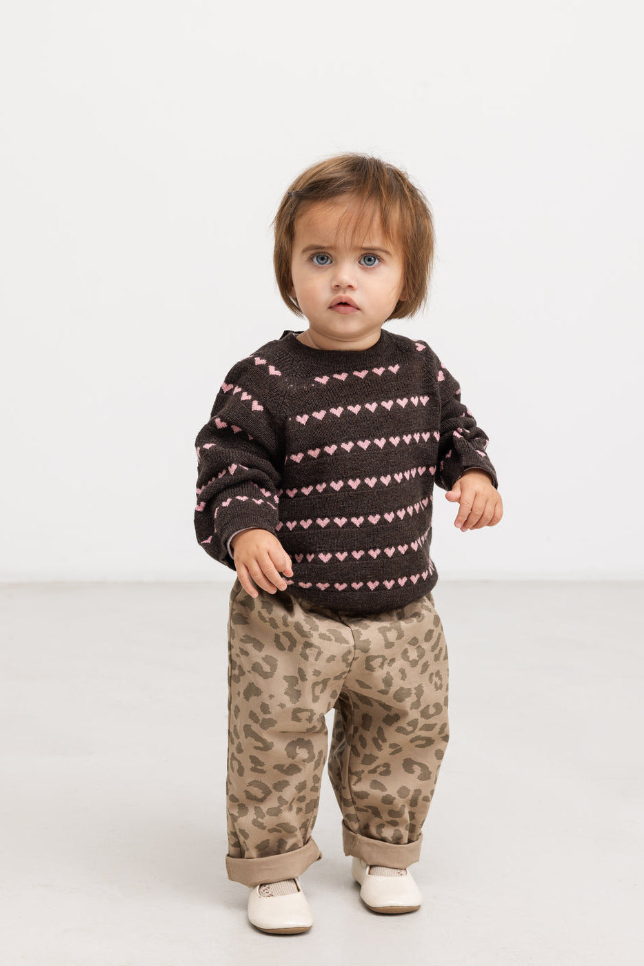 Torin Baby Wool Knit - Rose Frosting Heart