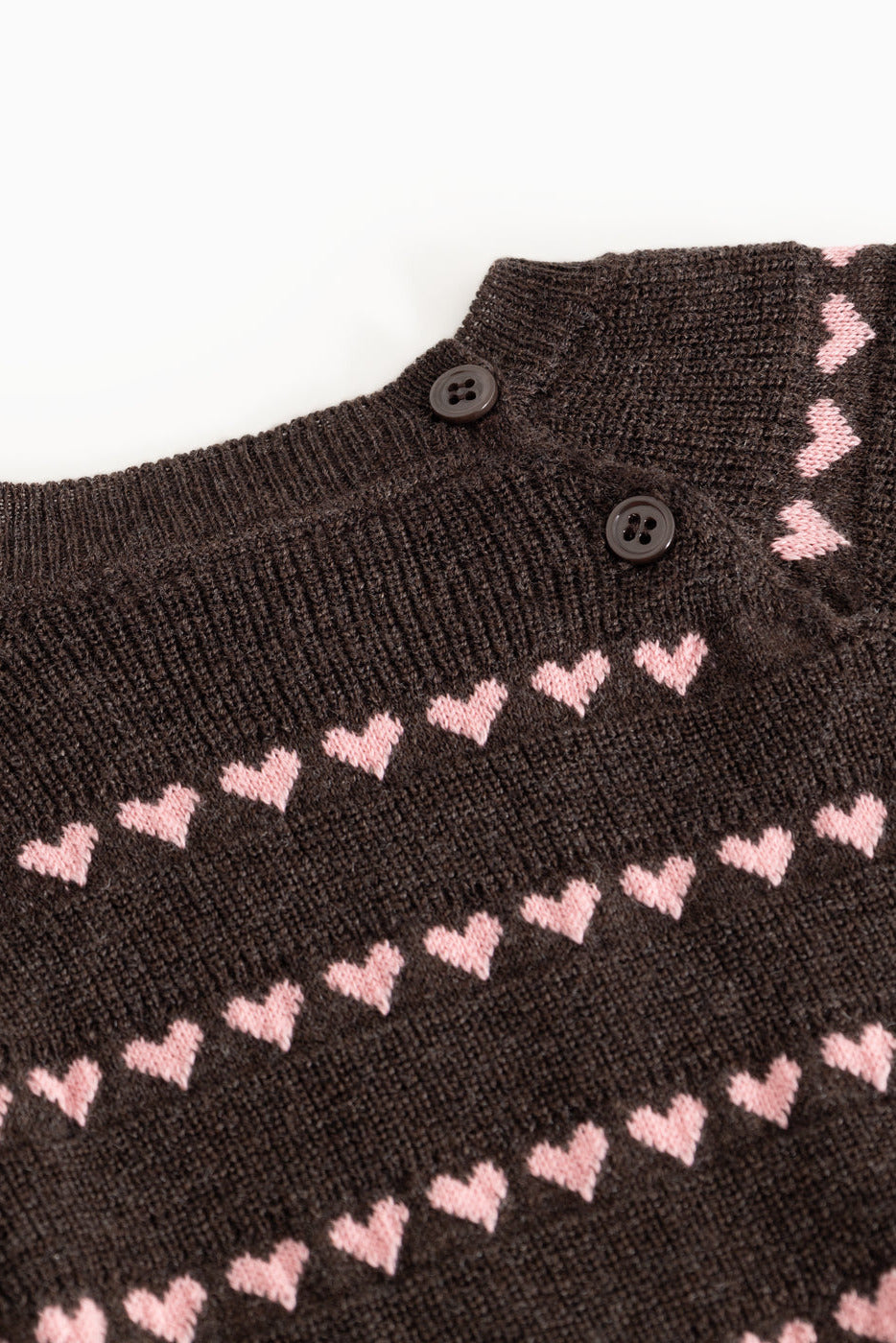 Torin Baby Wool Knit - Rose Frosting Heart