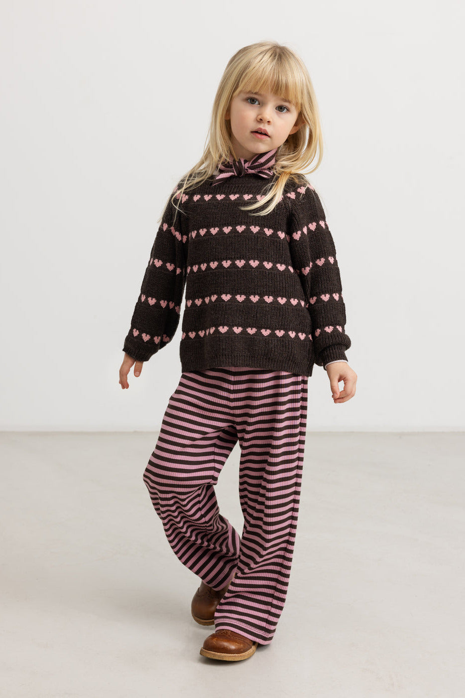 Torin Wool Knit - Rose Frosting Heart