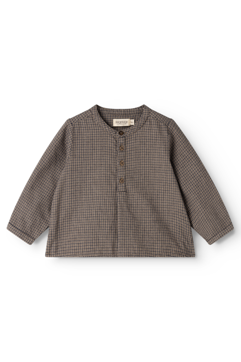 Totoro Baby Shirt - Houndstooth Check