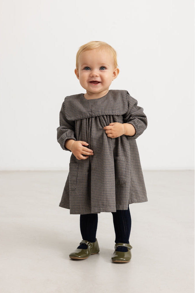 Dulle Dress - Houndstooth Check