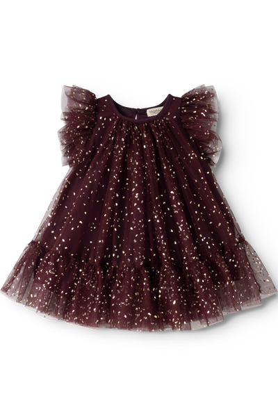 Daya Dress - Deep Mulberry