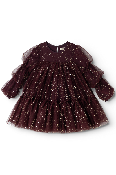 Dionne Dress - Deep Mulberry