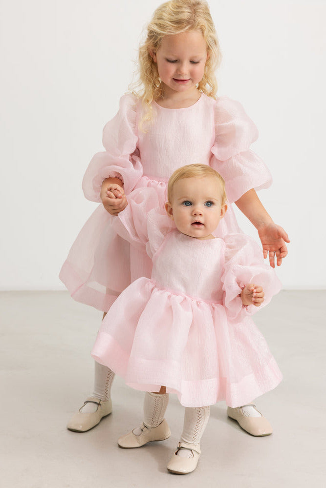 Daran Baby Dress - Marshmallow Rose