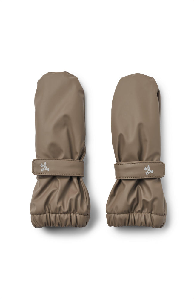 Rain Mittens Rily - Dry Wood