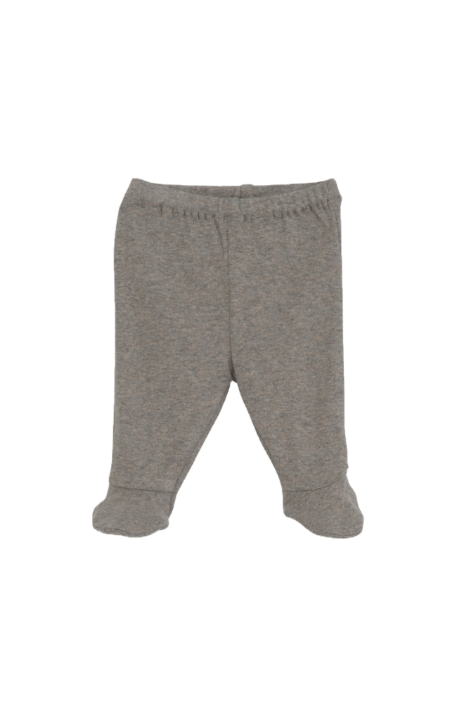 Newborn Pants w/Feet - Taupe