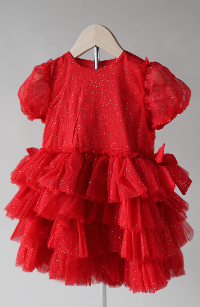 Fay Fairy Dress - Barbados Cherry