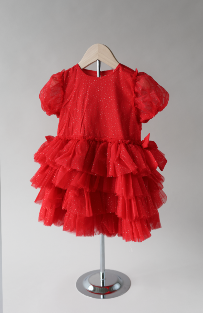 Fay Fairy Dress - Barbados Cherry