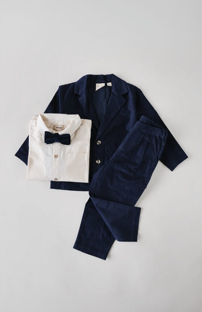 Festive Butterfly Solid - Navy Blazer