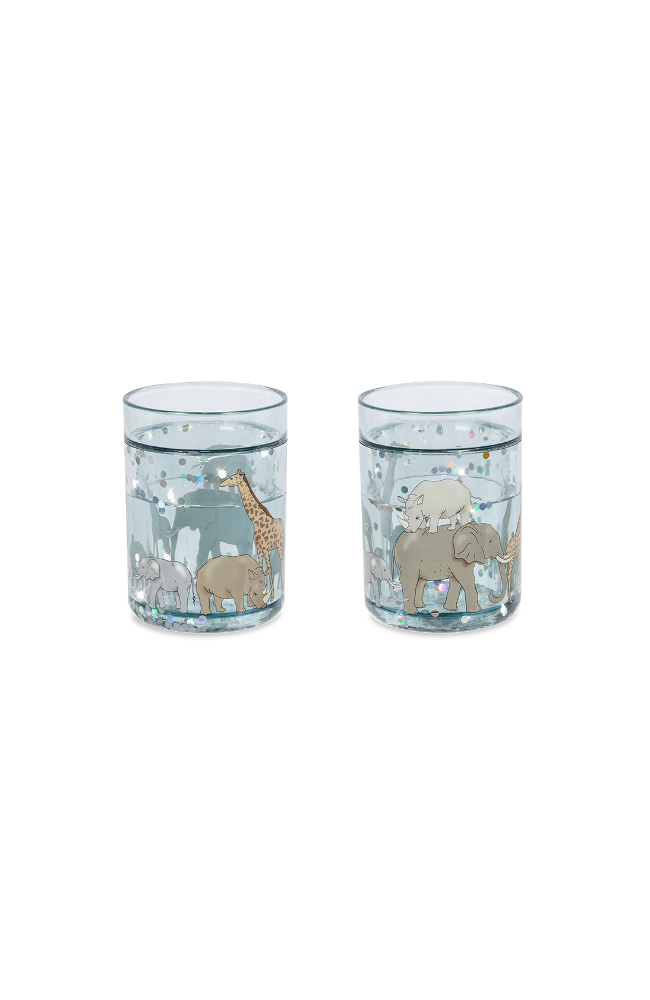 2 Pack Glitter Cup - Safari