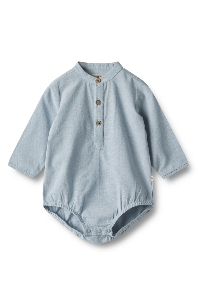 Romper Shirt Victor - Blue Waves