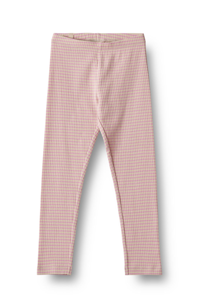 Leggings Jules - Pink Lilac Stripe