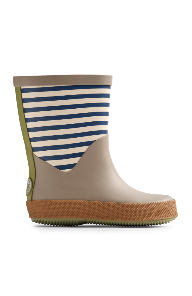 Rubber Boot Juno - Blue Stripe