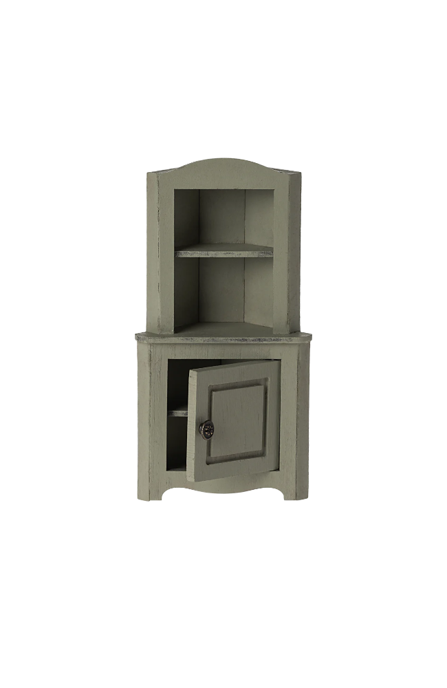 Corner Cabinet, Mouse - Light Green