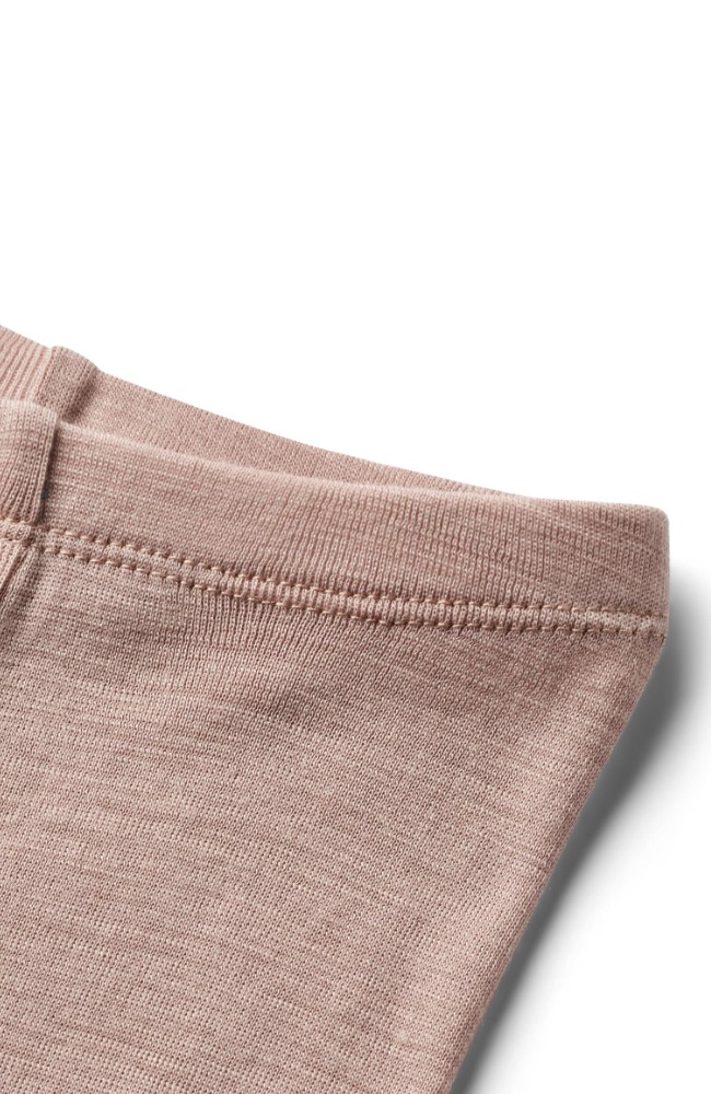 Wool Leggings Agi Baby - Dry Rose