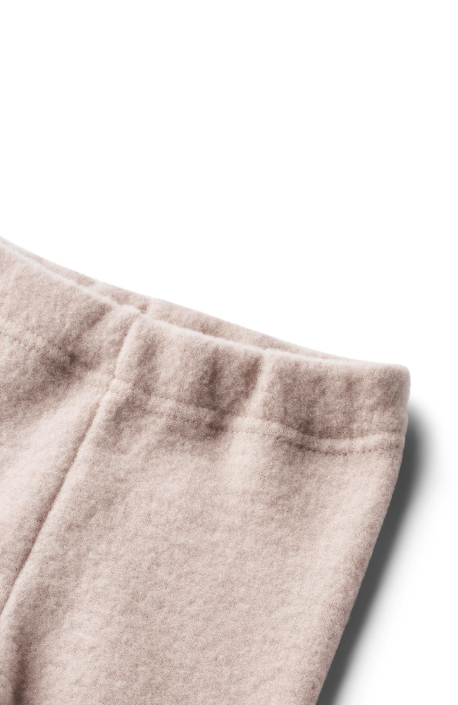 Wool Fleece Trousers Kinnie - Dry Rose