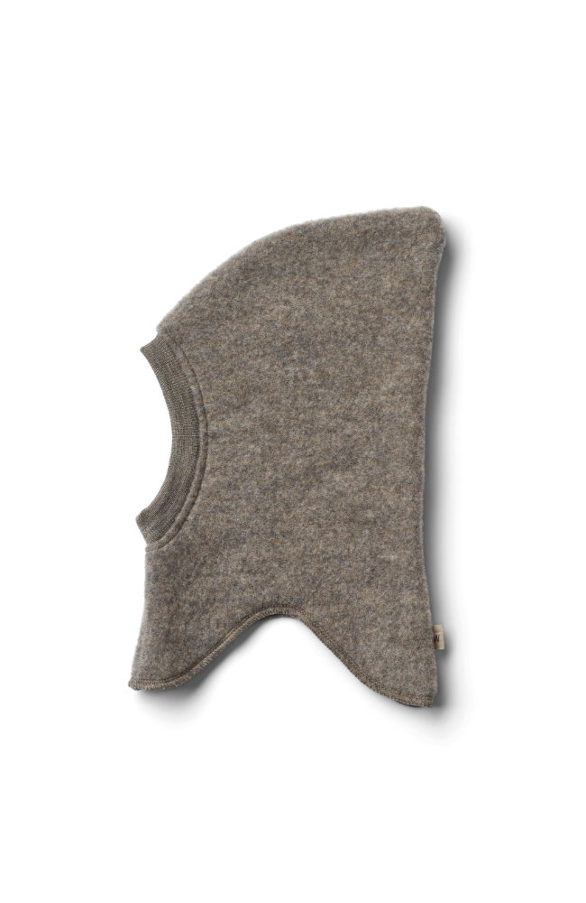 Wool Fleece Balaclava Eli - Brown Melange