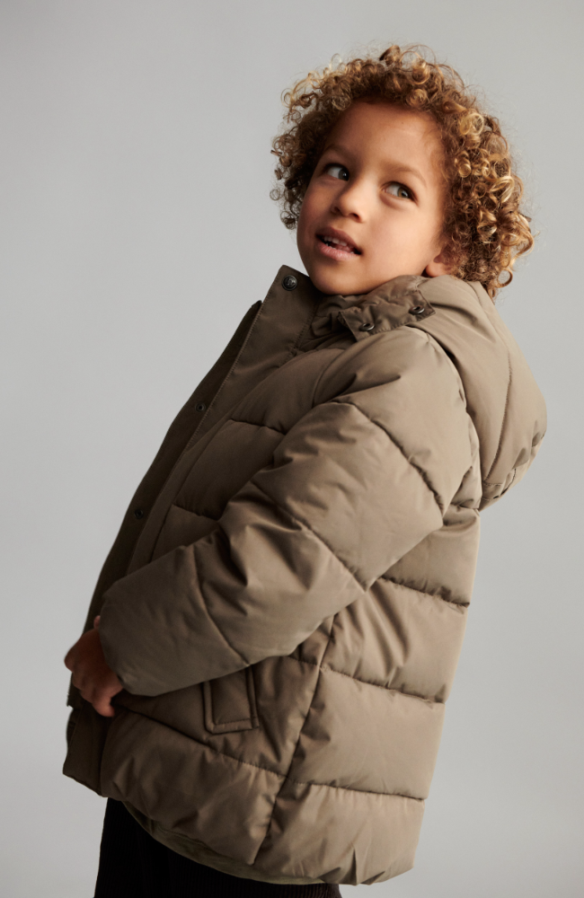 Puffer Jacket Gael - Dry Wood st.92-128