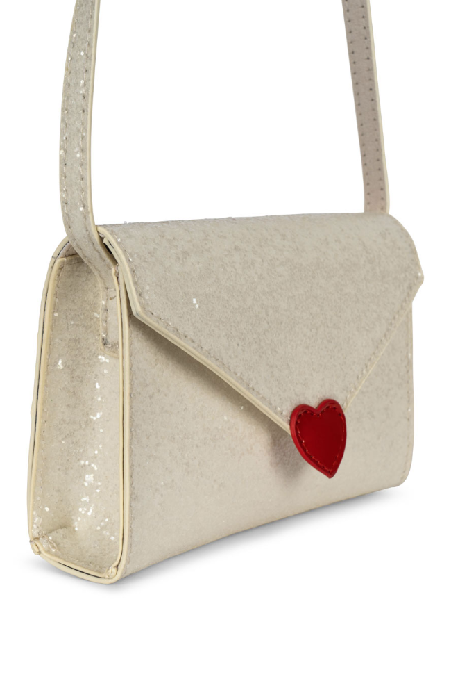 Love Letter Bag - Cream Glitter