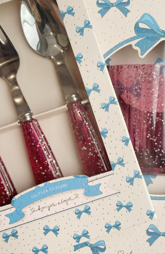 Glitter Cutlery - Sparkling Blush