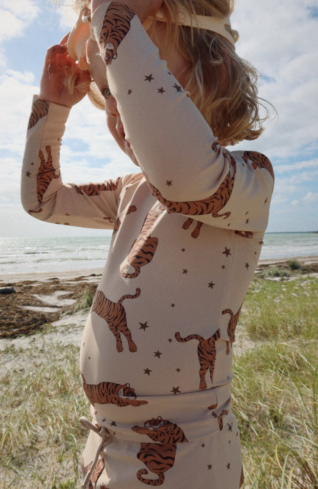 Aster Swim Blouse - Tiger