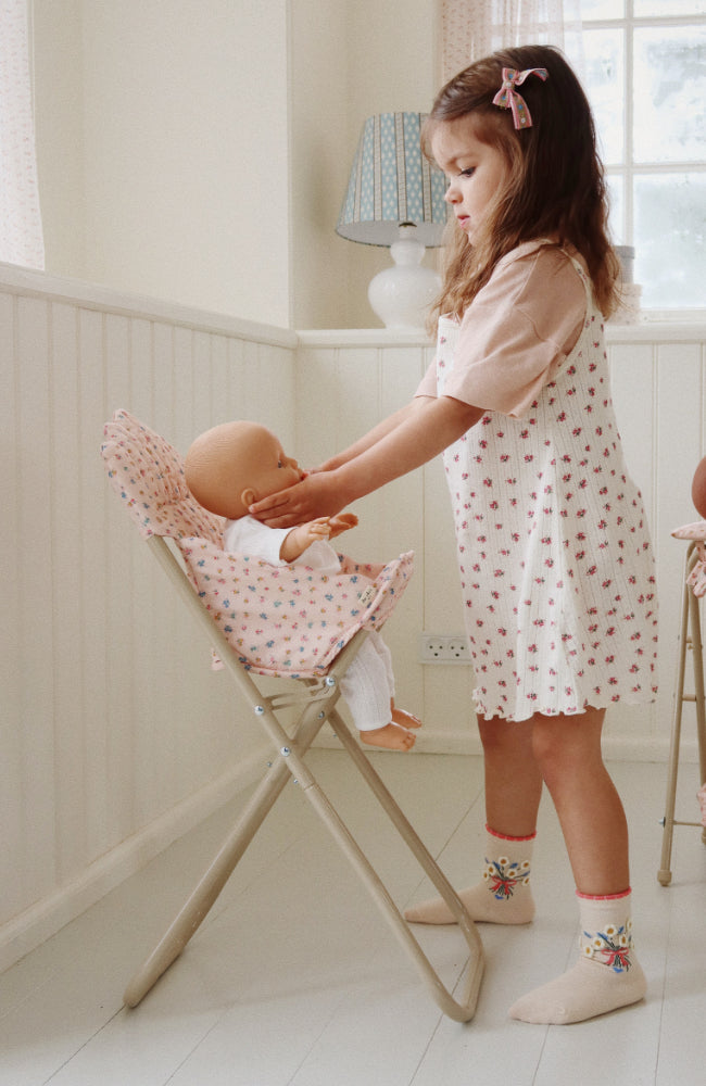 Doll High Chair - Cherry Blush