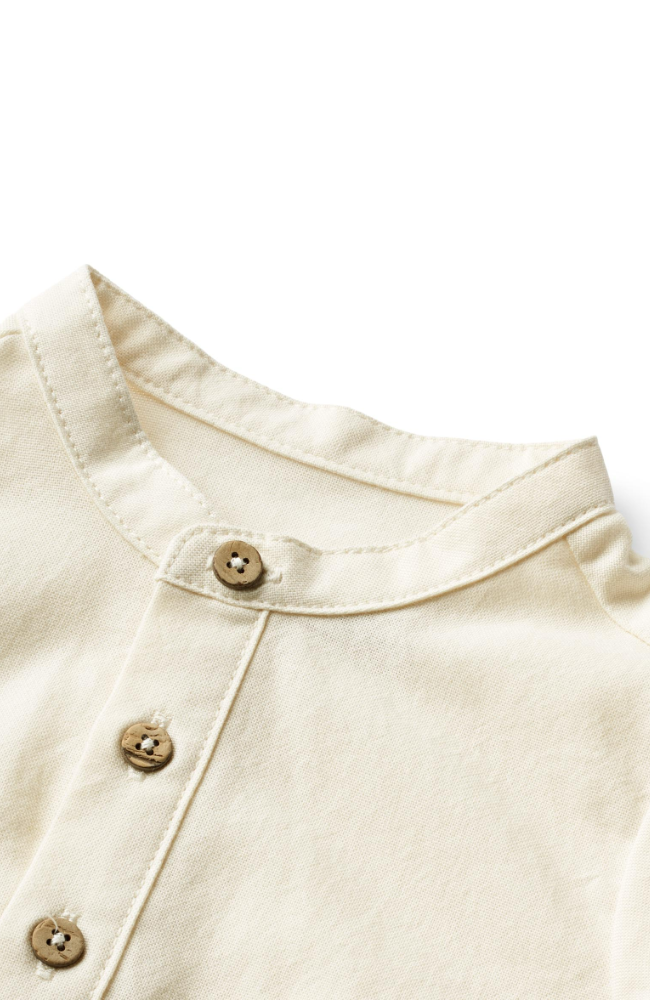 Romper Shirt Victor - Eggshell