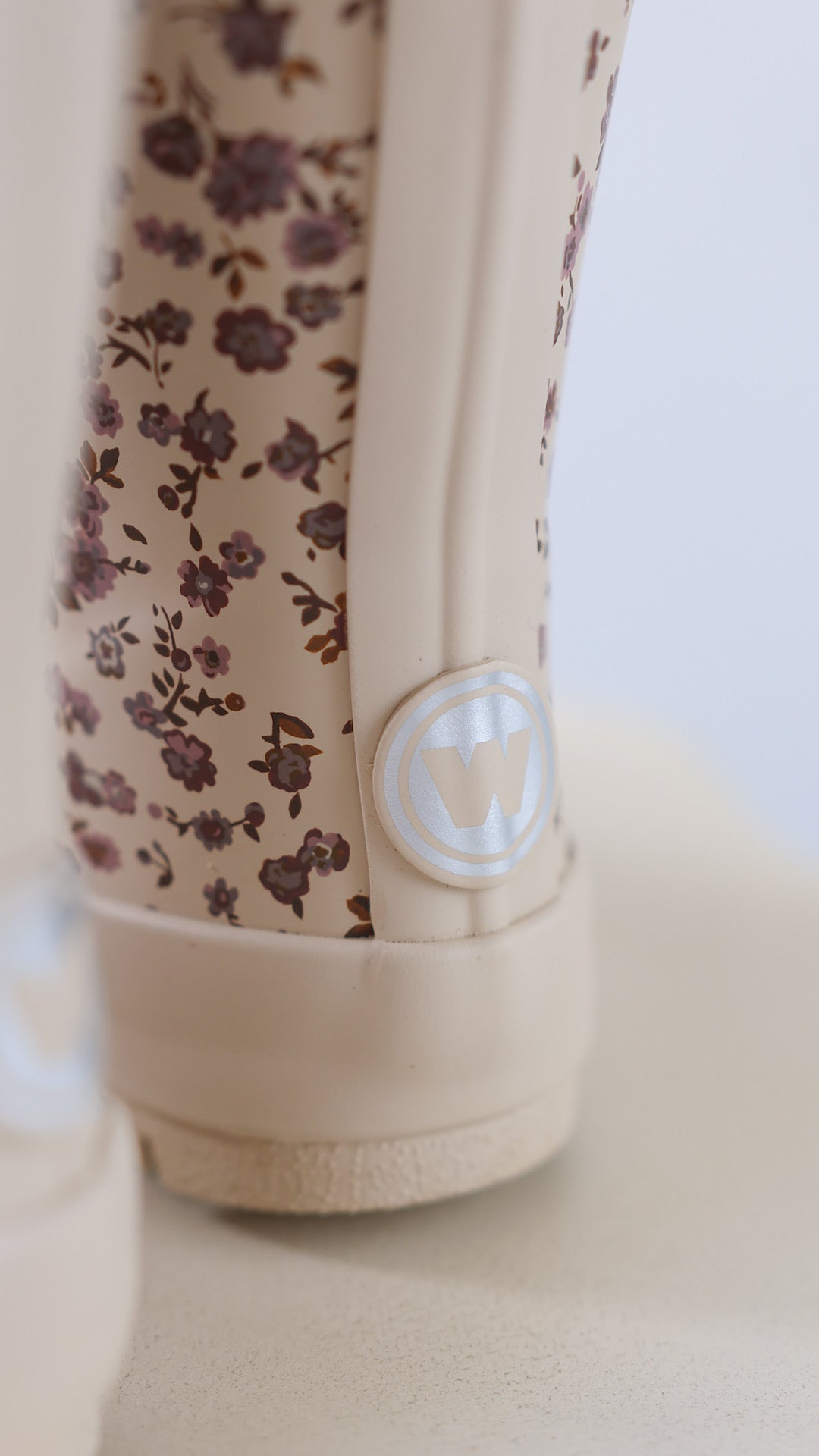 Rubber Boot Thermo Print - Rose Flowers