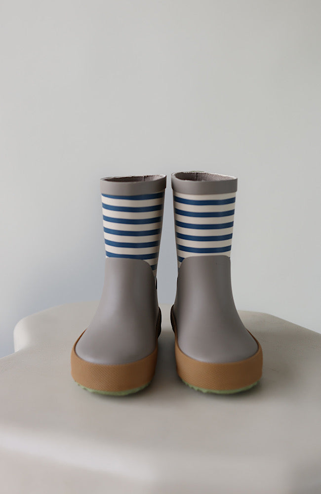 Rubber Boot Juno - Blue Stripe