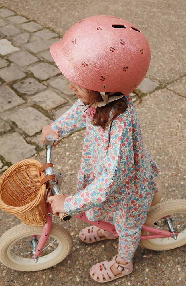 Bicycle Helmet Glitter - Cherry Glitter