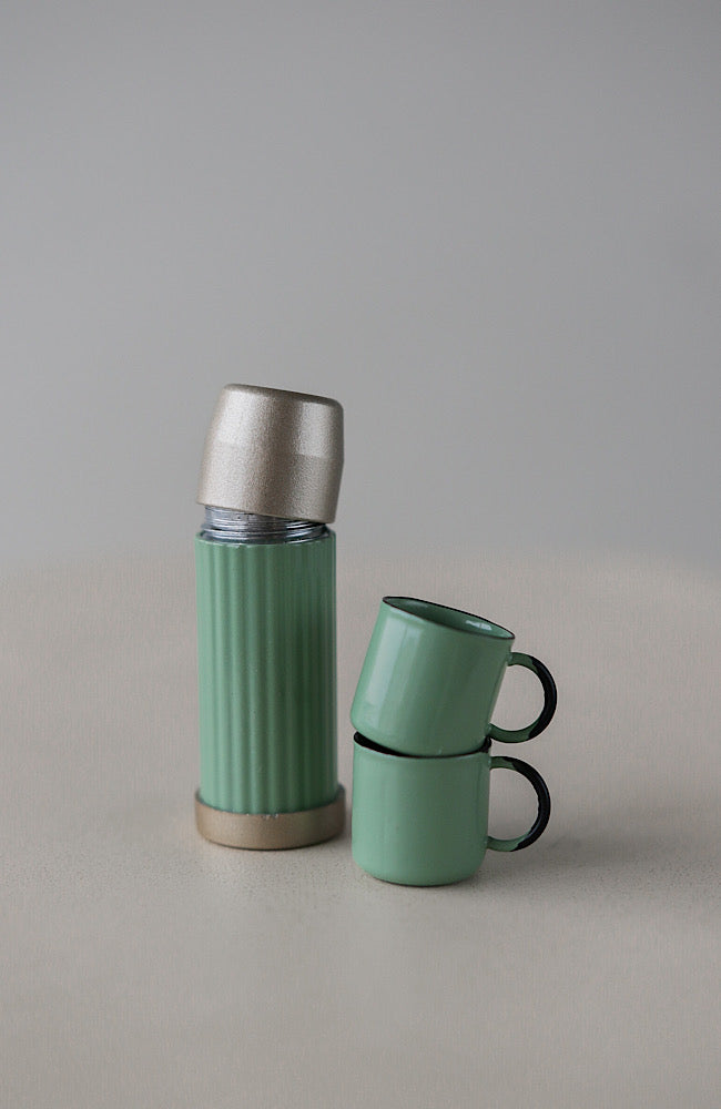 Thermos and Cups - Mint