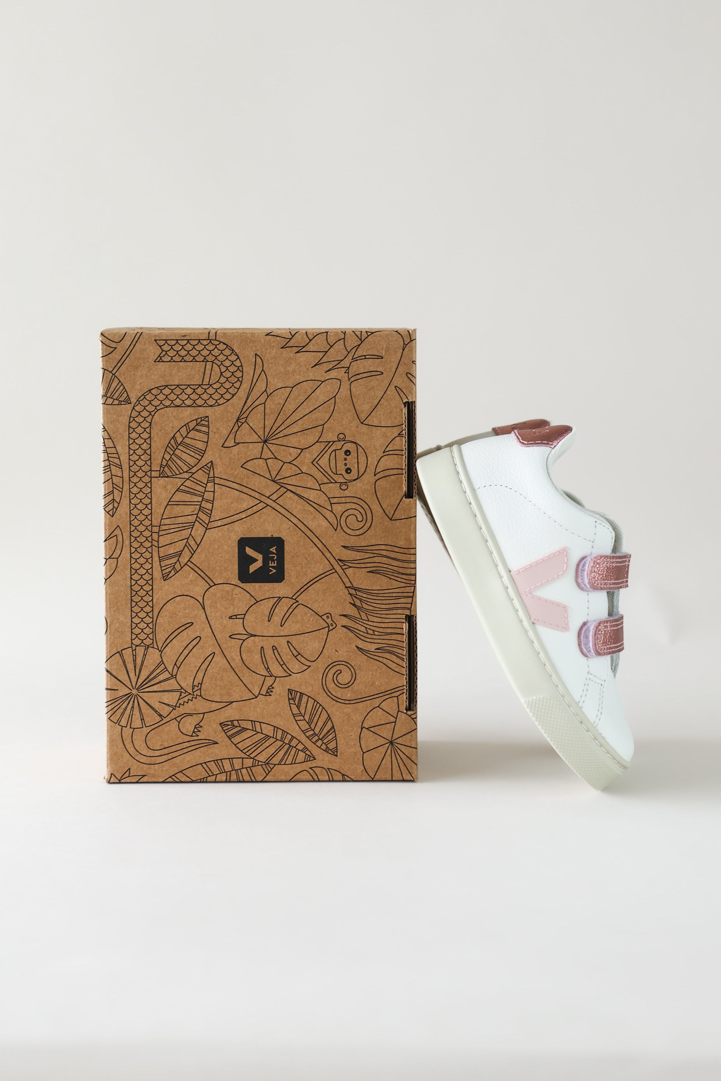 Espelar Leather - White/Petale/Necre