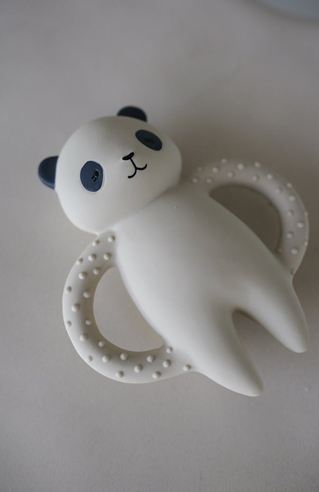 Teether Panda - Cream Off White