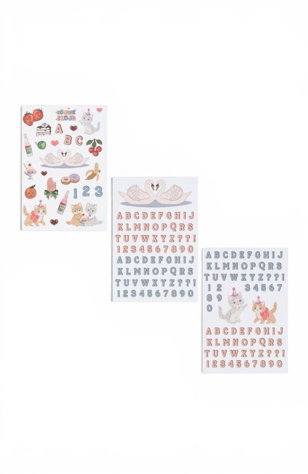 Back To School Stickers - Swan