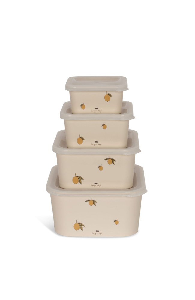 Food Container Set - Lemon