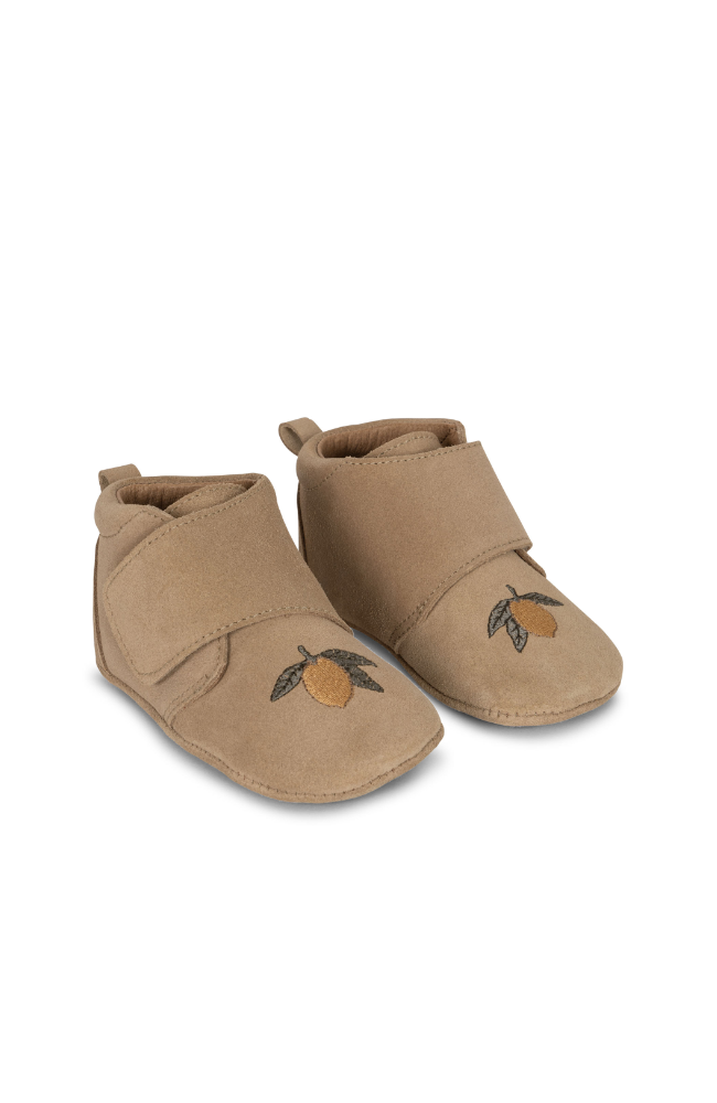 Mamour Embroidery Footies - Sand