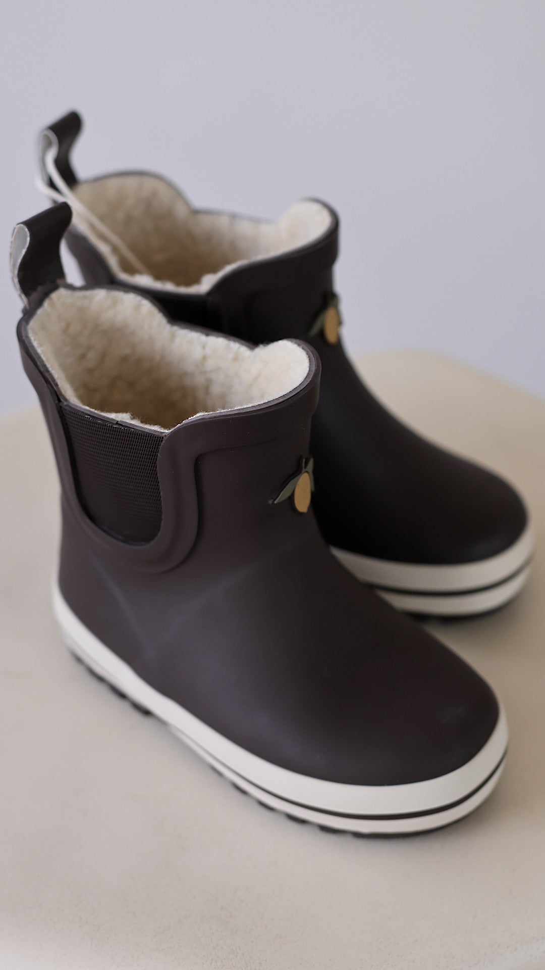 Roi Rain Boot Low - Chocolate Brown