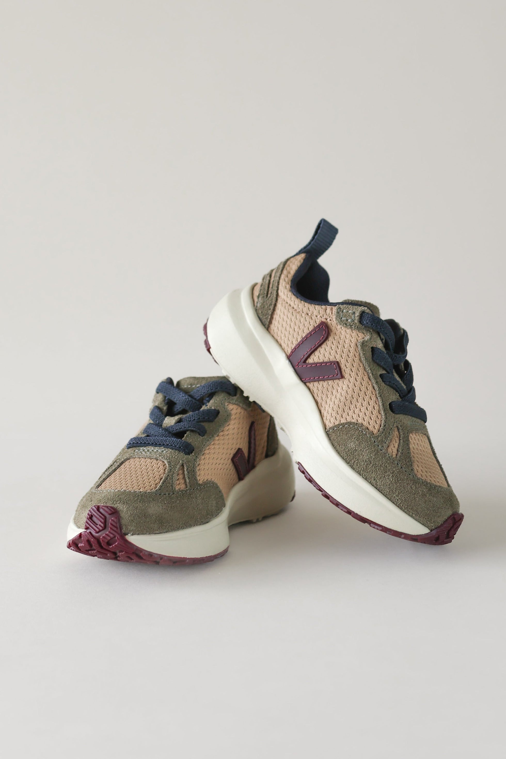 Bonpoint x Veja Canary Fabric Sneakers - Sahara Amarante
