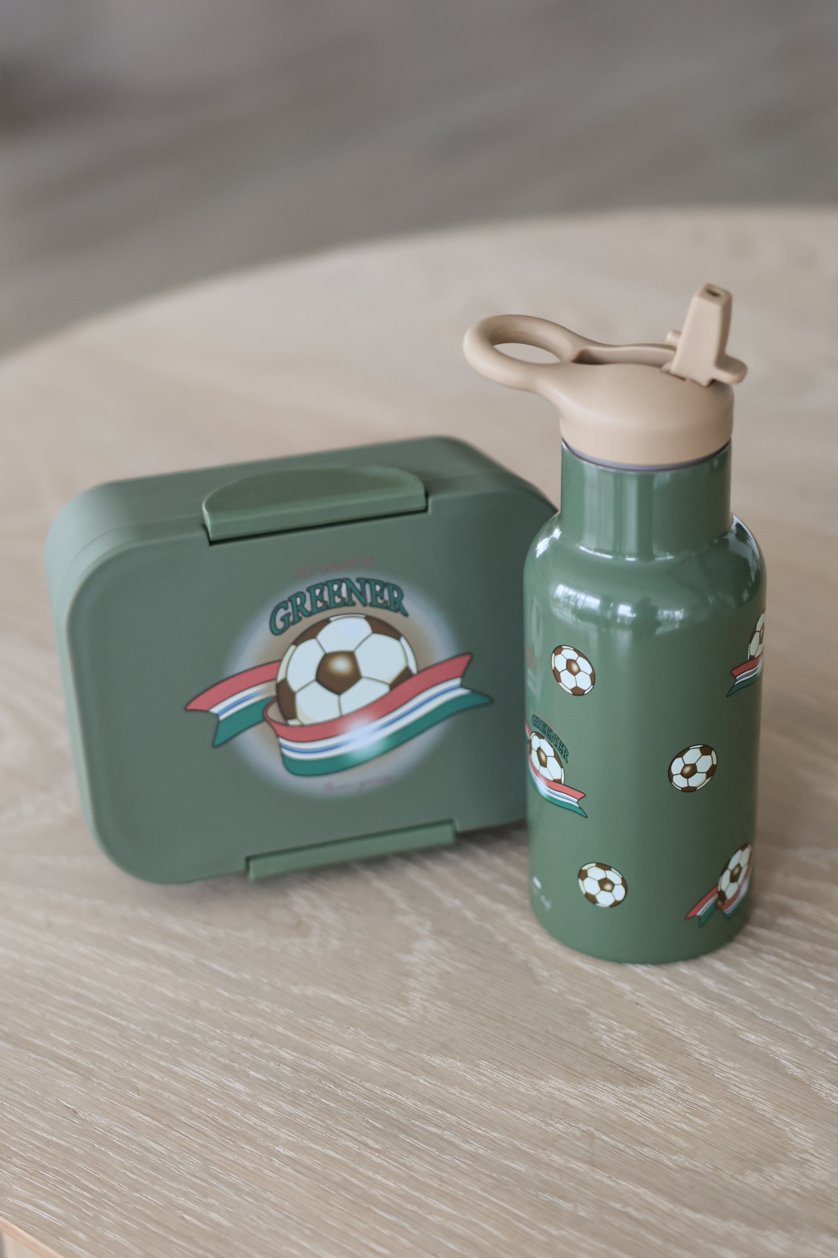 Thermo Bottle - Green/Kick It