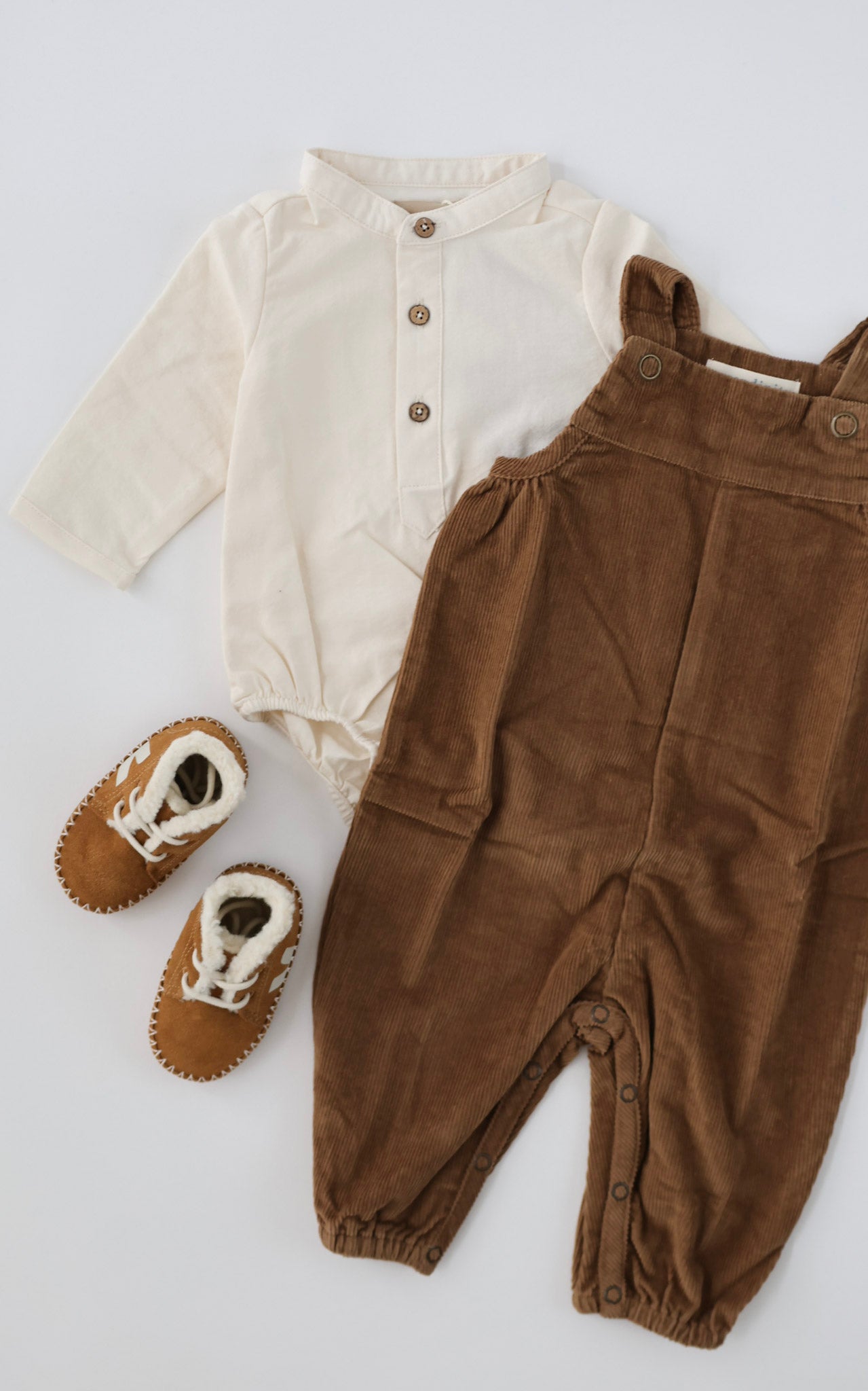 Baby Overall - Driftwood